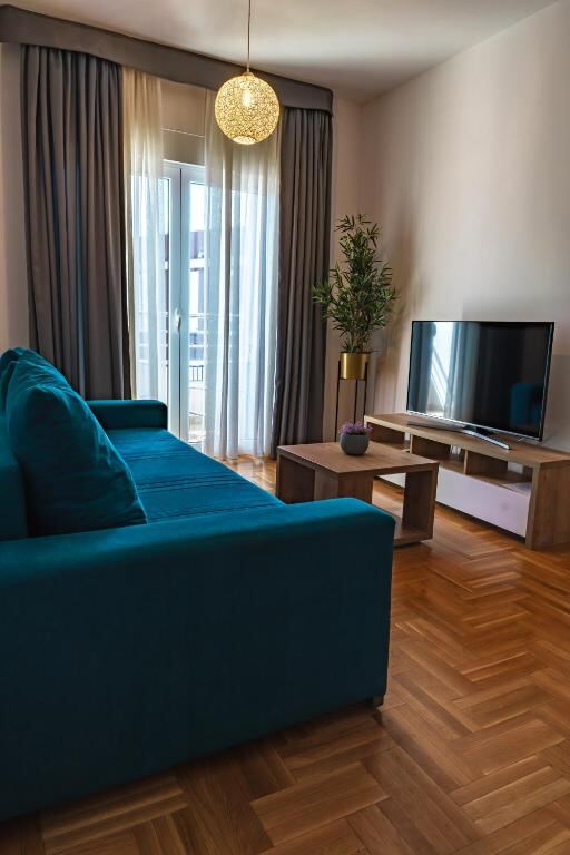 Living room of an apartment in Budva